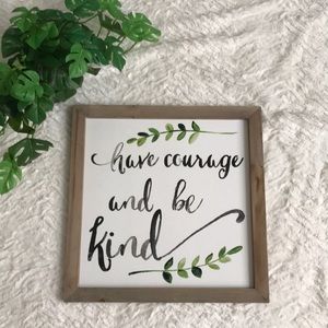 Wooden Wall Decor Quote